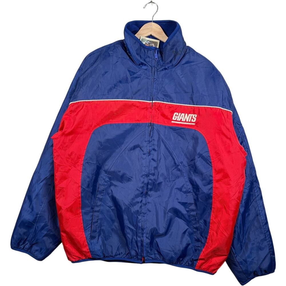 Vintage NFL New York Giants Spellout Puffer Jacket M